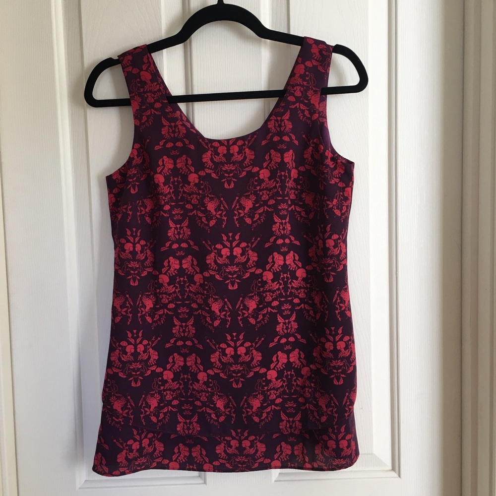 CAbi layered cameo blouse